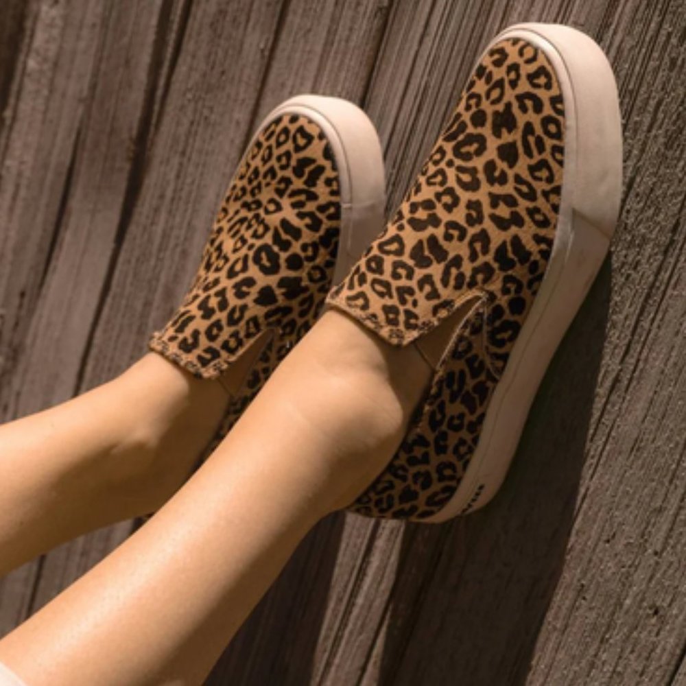 SEAVEES Haircalf Platform Sneakers Shoes - Picture 6 of 14